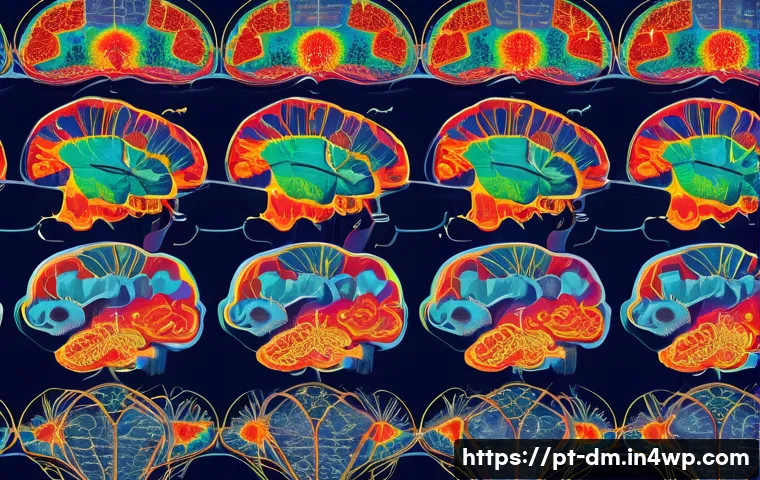 유전자와 정신 건강의 연관성 연구 - A detailed scientific illustration depicting the genetic influence on mental health disorders: a hum...