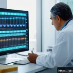 유전자 맞춤 건강 관리의 성공 사례 - A modern Brazilian medical clinic scene showing a diverse group of patients undergoing genetic testi...