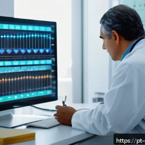 유전자 맞춤 건강 관리의 성공 사례 - A modern Brazilian medical clinic scene showing a diverse group of patients undergoing genetic testi...